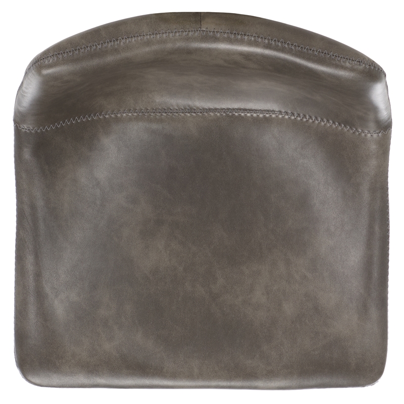 Safavieh Aelin Wood and Iron Adjustable Bar Stool in Gray / Black