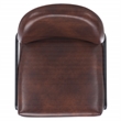 Safavieh Ivey Wood and Iron Counter Stool in Brown / Black