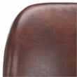 Safavieh Ivey Wood and Iron Bar Stool in Brown / Black