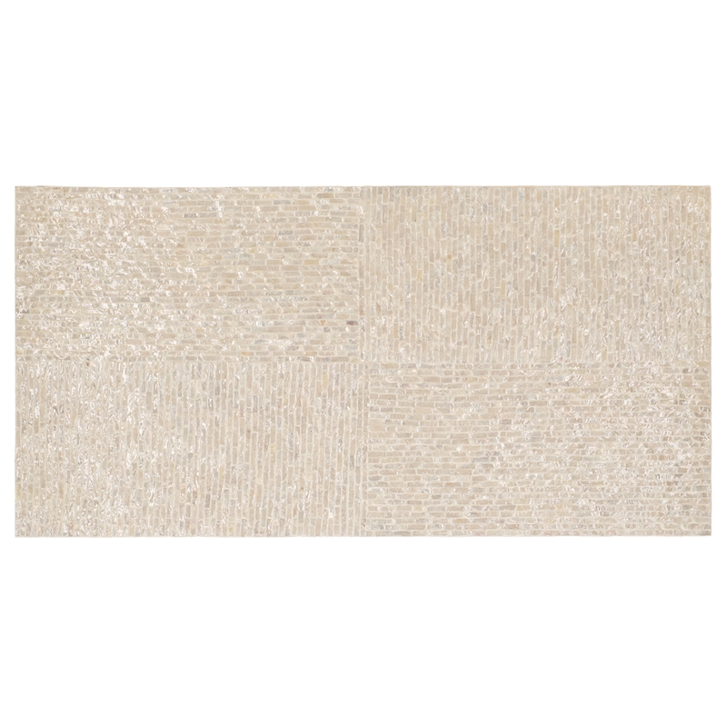 Safavieh Scarlett Solid Wood Rectangle Coffee Table in Natural