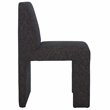 Safavieh Zale Wood and Polyester Dining Chair in Black