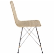 Safavieh Minerva Rattan Weaved Dining Chair in Natural / Black
