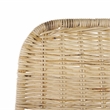 Safavieh Minerva Rattan Weaved Dining Chair in Natural / Black