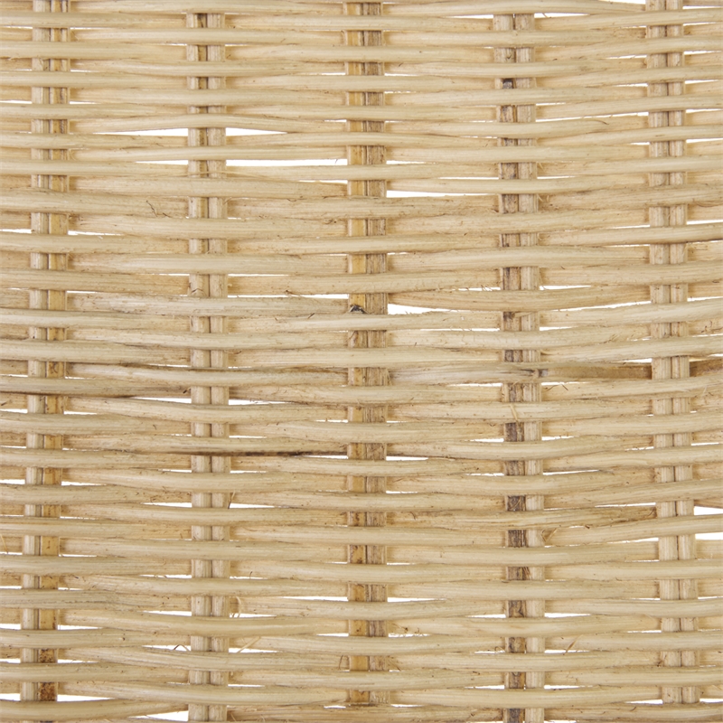 Safavieh Minerva Rattan Weaved Dining Chair in Natural / Black