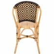 Safavieh Callidora Rattan Dining Chair in Natural / Black