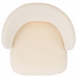Safavieh Aminah Wood Upholstered Dining Chair in Ivory / Walnut