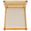 Safavieh Suzetta Pine Wood Dining Chair in Natural / White