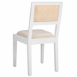 Safavieh Suzetta Pine Wood Dining Chair in White / Natural