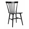Safavieh Winona Wood Spindle Back Dining Chair in Black