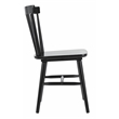 Safavieh Winona Wood Spindle Back Dining Chair in Black