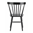 Safavieh Winona Wood Spindle Back Dining Chair in Black