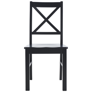 Safavieh Akash Wood Dining Chair in Black