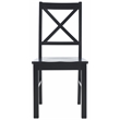 Safavieh Akash Wood Dining Chair in Black