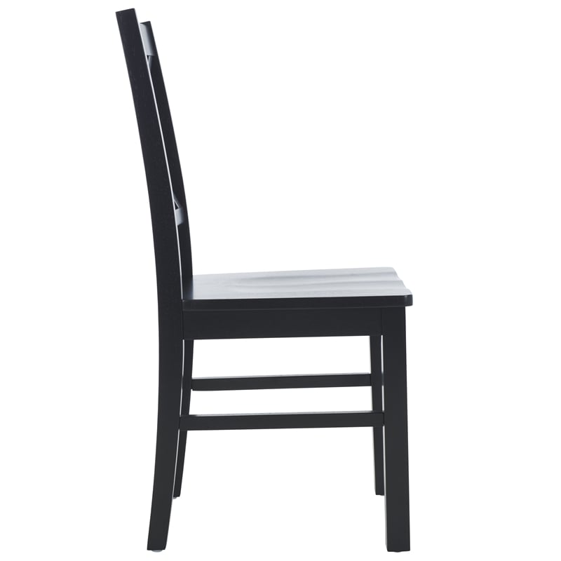 Safavieh Akash Wood Dining Chair in Black