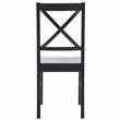 Safavieh Akash Wood Dining Chair in Black