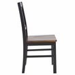 Safavieh Akash Wood Dining Chair in Black / Walnut