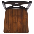 Safavieh Akash Wood Dining Chair in Black / Walnut