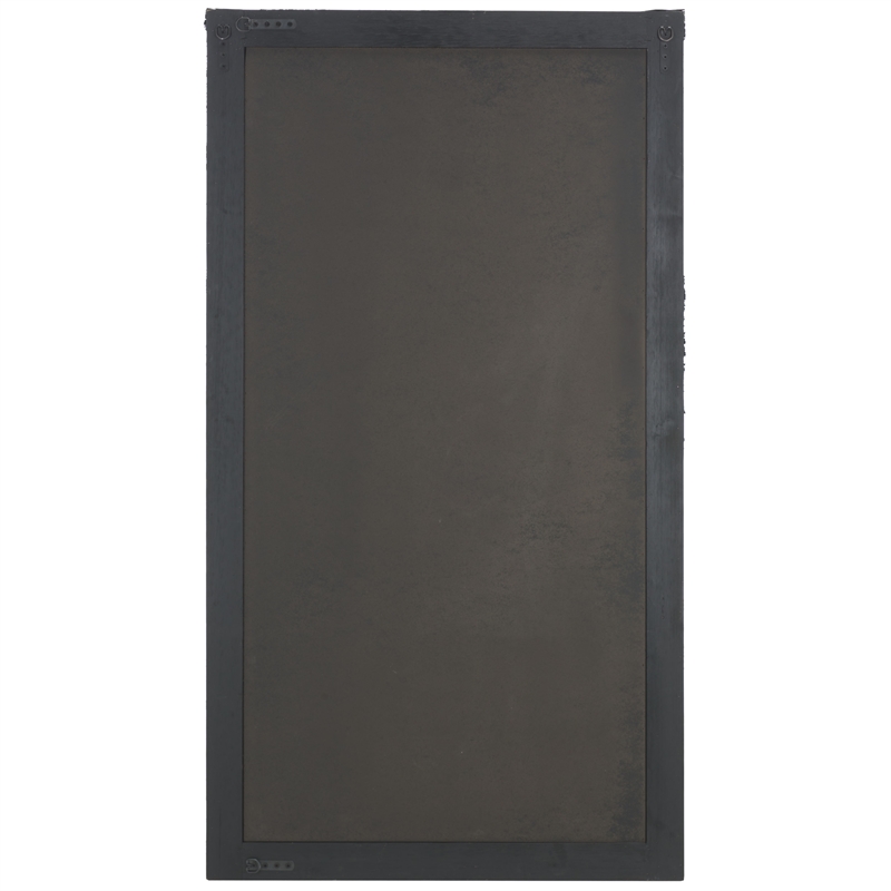 Safavieh Zoelle Wood and Iron Mirror in Black