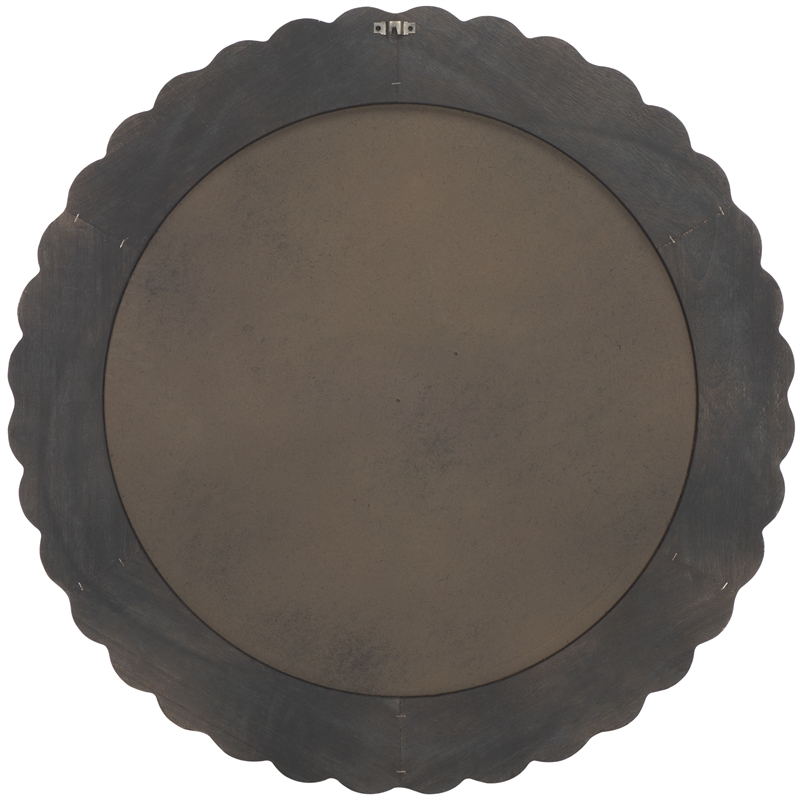 Safavieh Nooa Wood and Iron Mirror in Black