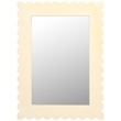 Safavieh Nadia Wood and Iron Mirror in White