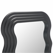 Safavieh Mahya Wood and Iron Mirror in Black