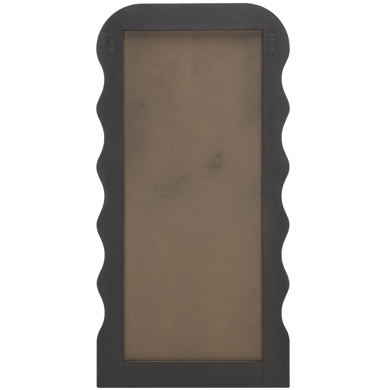 Safavieh Mahya Wood and Iron Mirror in Black