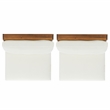Safavieh Dune Wood and Polyester Lounge Chair Set Of 2 in Natural / Beige