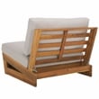 Safavieh Dune Wood and Polyester Lounge Chair Set Of 2 in Natural / Light Gray