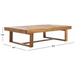 Safavieh Duncan Wood Coffee Table in Natural