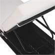 Safavieh Vale Steel and Polyester Lounger in Black / White