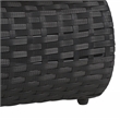 Safavieh Vale Steel and Polyester Lounger in Black / White