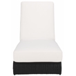 Safavieh Vale Steel and Polyester Lounger in Black / White