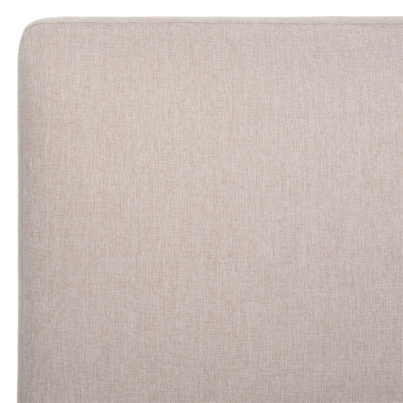 Safavieh Vale Steel and Polyester Lounger in Brown / Light Gray