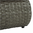Safavieh Vale Steel and Polyester Lounger in Brown / Light Gray