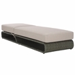 Safavieh Vale Steel and Polyester Lounger in Brown / Light Gray