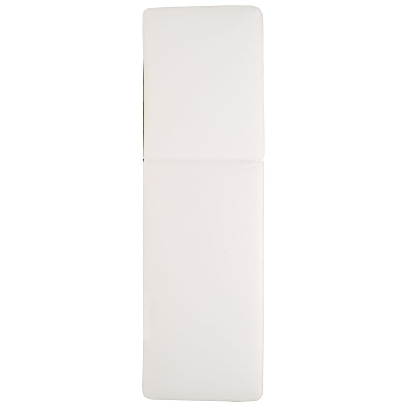 Safavieh Vale Steel and Polyester Lounger in Natural / White