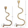 Safavieh Zobi Taper Candlestick Set Of 2 in Gold