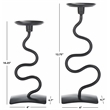 Safavieh Nisi Candleholder Set Of 2 in Black