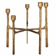 Safavieh Quyn Taper Candleholder Centerpiece in Brass
