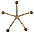 Safavieh Quyn Taper Candleholder Centerpiece in Brass