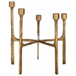 Safavieh Quyn Taper Candleholder Centerpiece in Brass