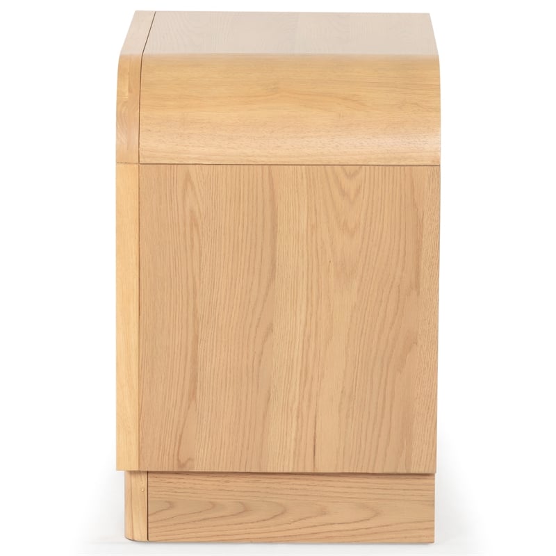 Safavieh Dinah 2 Drawer Wood Nightstand in Natural