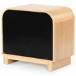 Safavieh Dinah 2 Drawer Wood Nightstand in Natural
