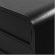 Safavieh Dinah 2 Drawer Wood Nightstand in Black
