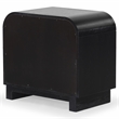 Safavieh Dinah 2 Drawer Wood Nightstand in Black