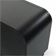 Safavieh Dinah 2 Drawer Wood Nightstand in Black