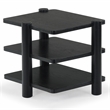 Safavieh Edisyn 3 Shelf Solid Wood Accent Table in Black