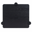 Safavieh Edisyn 3 Shelf Solid Wood Accent Table in Black