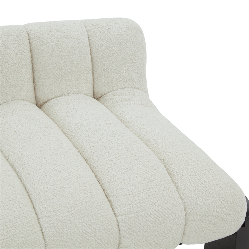 Safavieh Delphini Wood Barstool in Ivory / Black