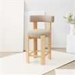 Safavieh Saralisa Wood Counter Stool in Brown / Natural